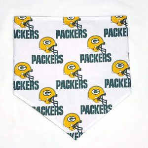 Green Bay Packers Tie On Dog Bandana